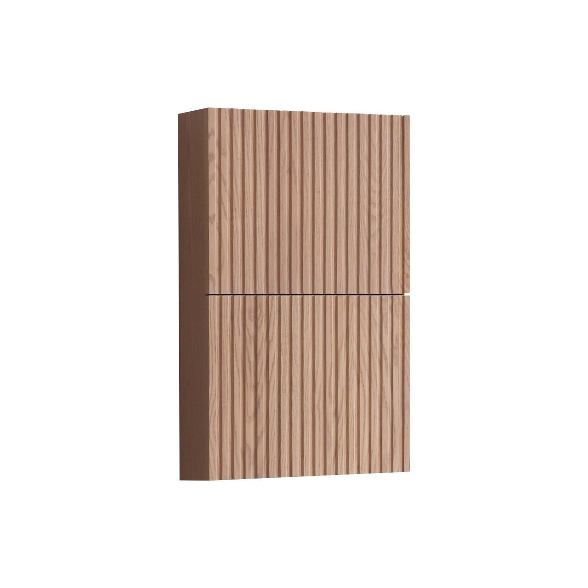 Kube Bath Bliss 14" Wide by 24" High Linen Side Cabinet With One Door - Oakwood (ALT24-OAKWOOD)