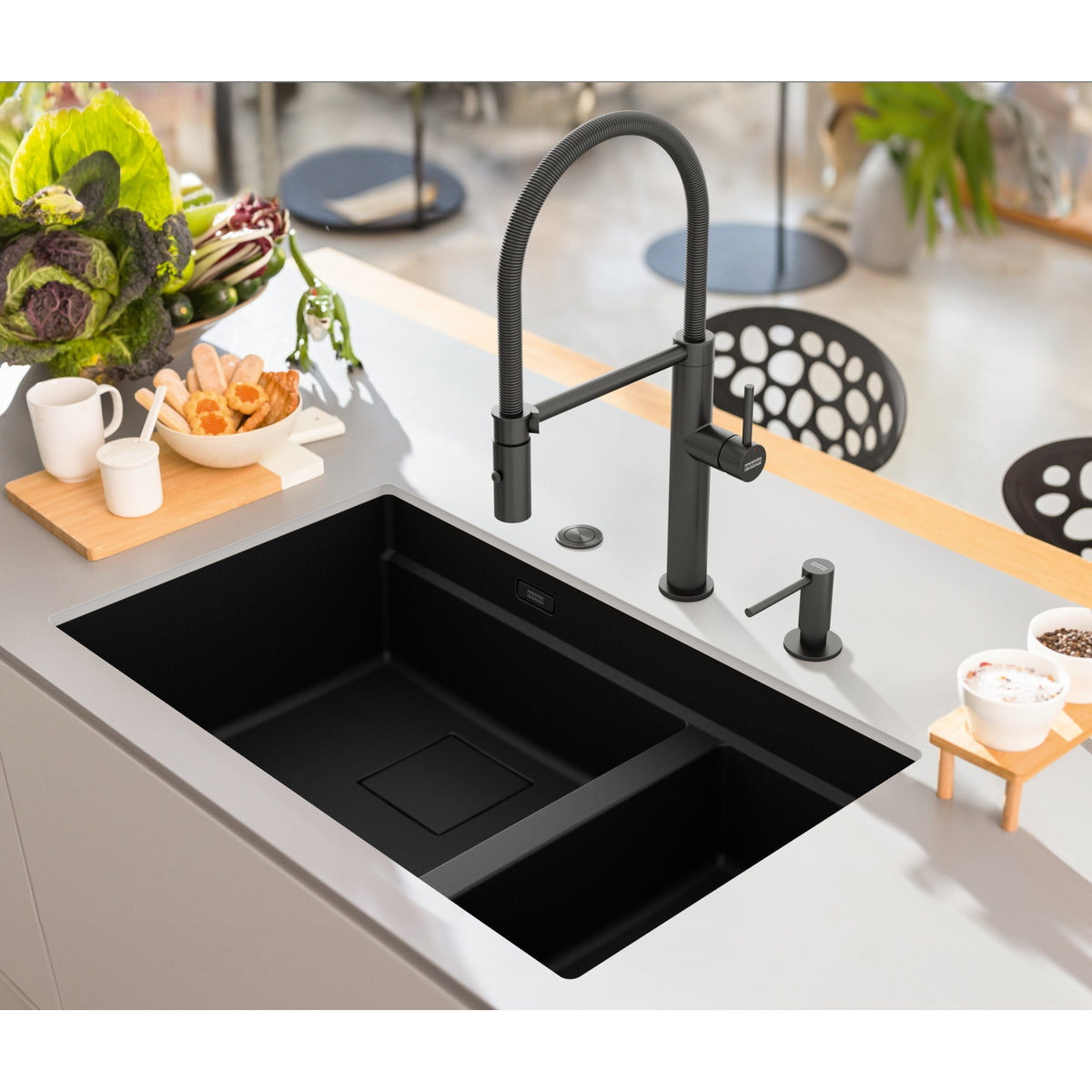 Franke Pescara semi-pro pull-down kitchen faucet PES2-SP