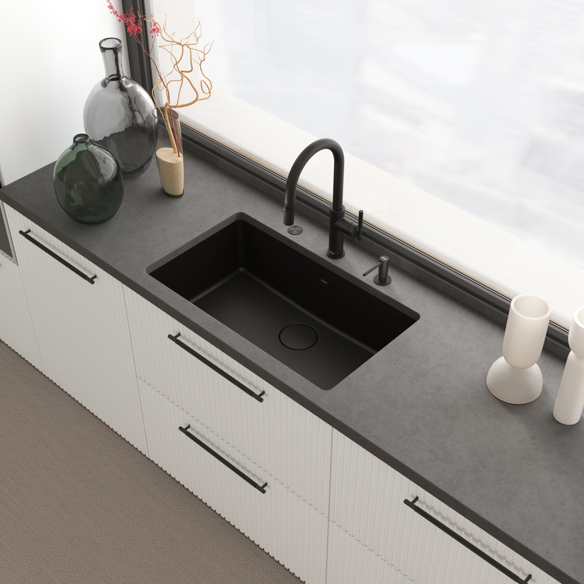 Franke Maris Stripes pull-down kitchen faucet STR-PD