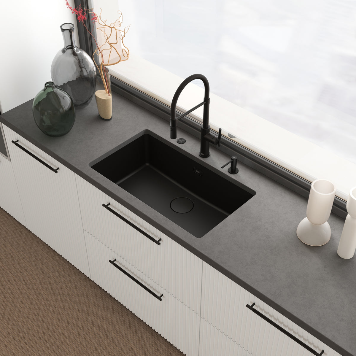 Franke Maris Stripes semi-pro pull-down kitchen faucet STR-SP