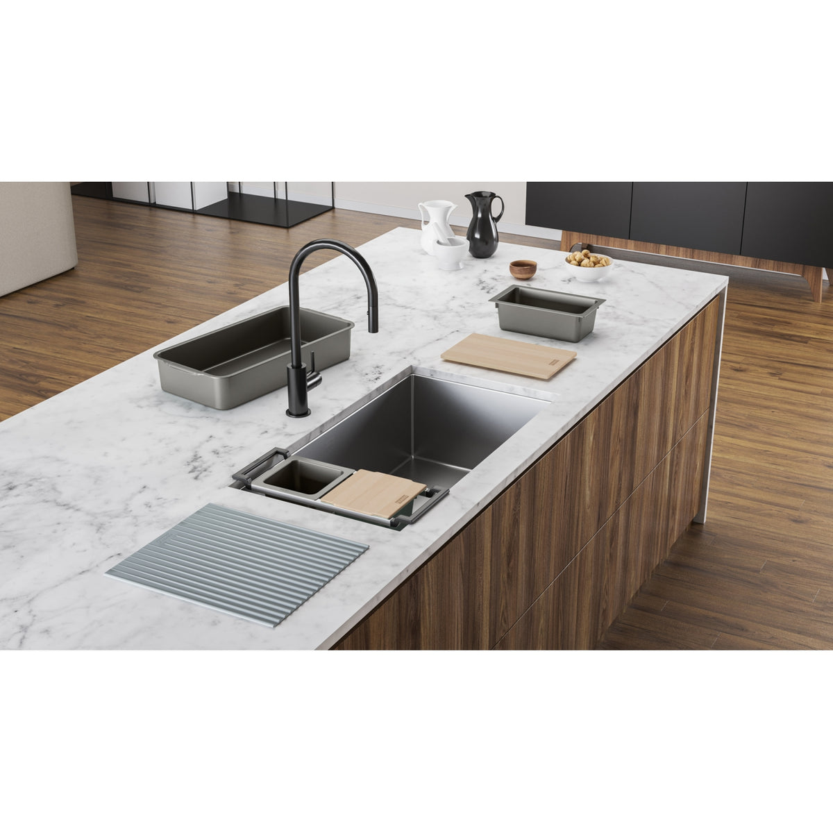 Franke Cube 31.5" undermount stainless steel kitchen sink CUX11030-WKC
