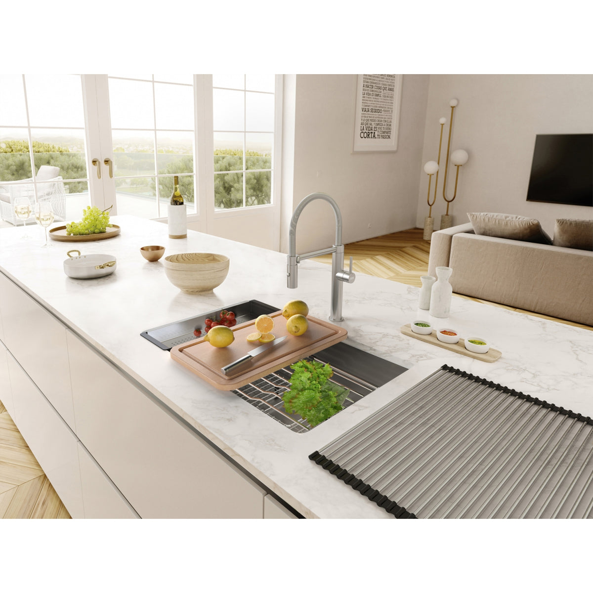Franke Pescara 32.5" undermount stainless steel kitchen sink PTX110-31-WKC