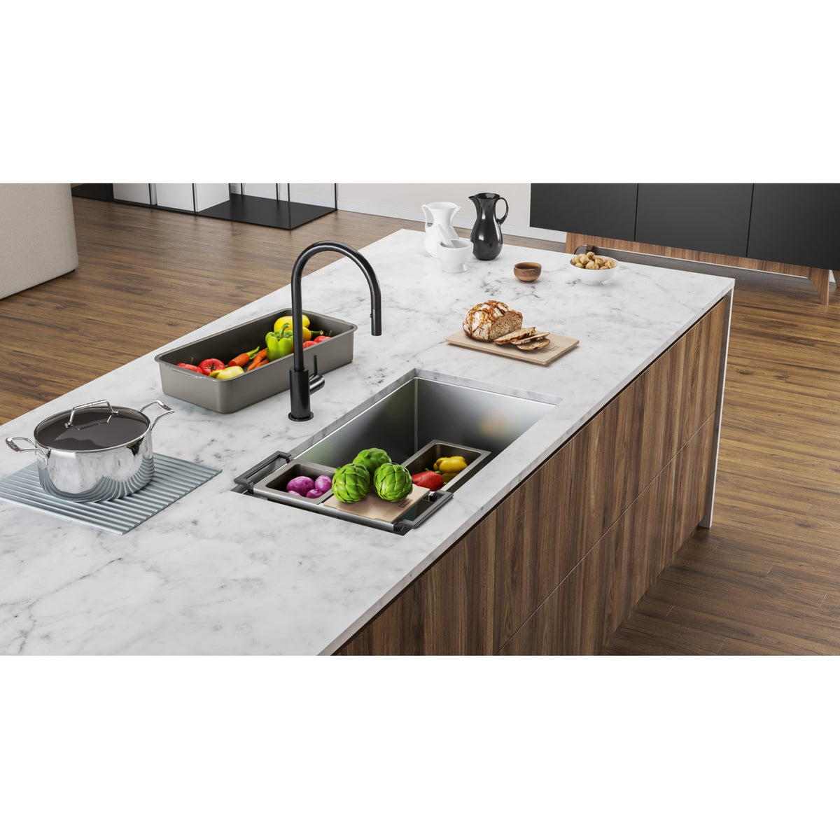 Franke Cube 31.5" undermount stainless steel kitchen sink CUX11030-WKC