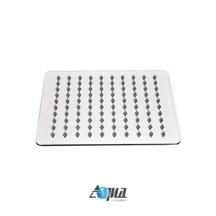 Kube Bath Aqua Piazza Shower Set With 8" Ceiling Mount Square Rain Shower Chrome Kube Bath