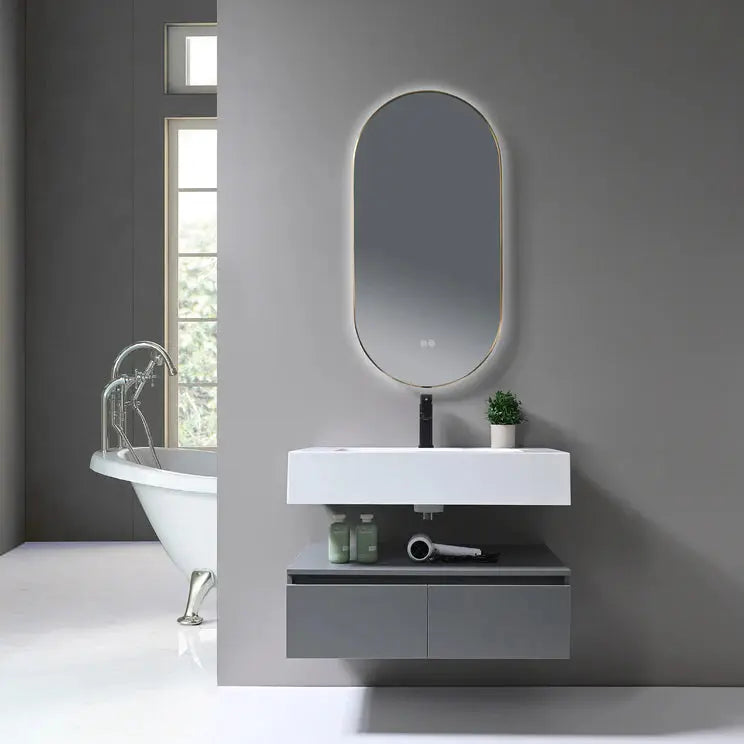 ATOMIC Framed Back Light LED Mirror - LMF924B - Plumbing Market