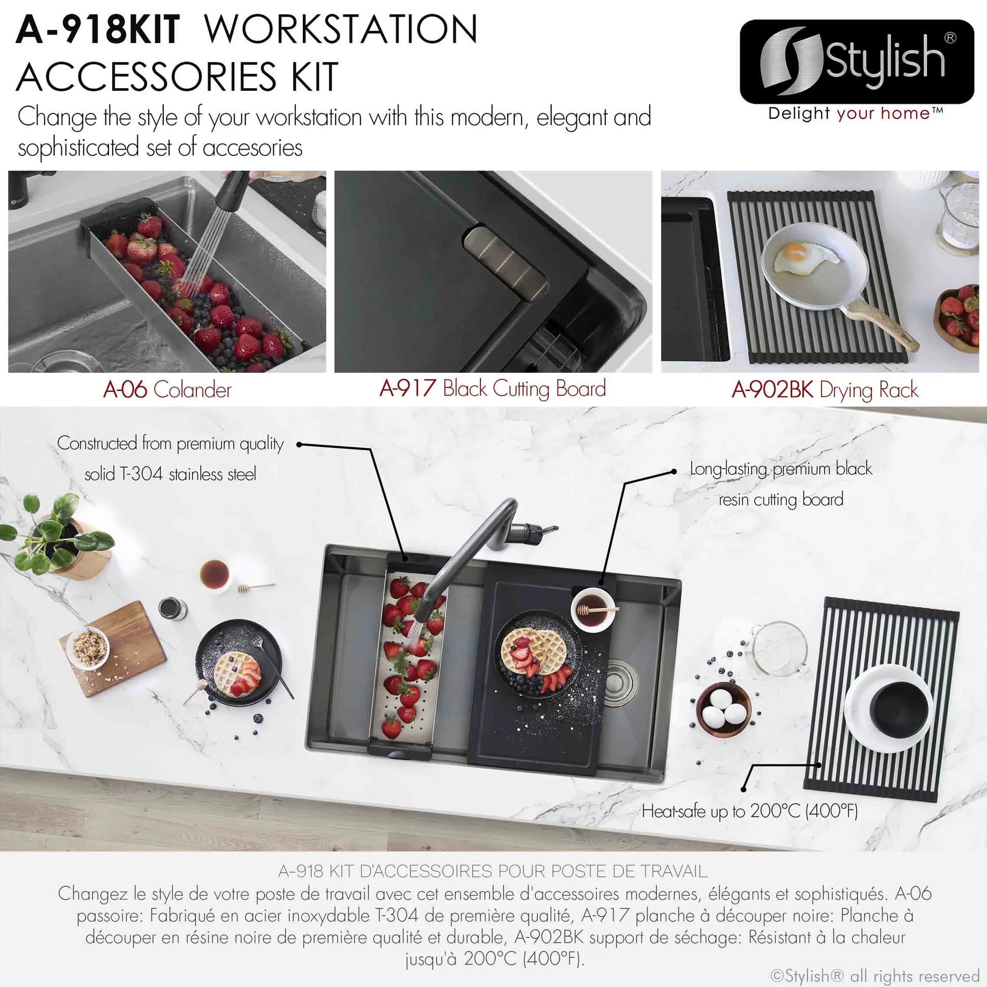 Accessories Kit A-918KIT by Stylish® - Plumbing Market