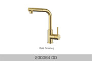 Bosco 200064GD Pull-Out Solid Stainless Steel Kitchen Faucet Gold Finish