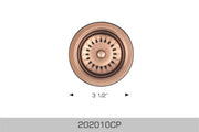 Bosco 202010CP Sink Strainer 3 1/2" Diameter