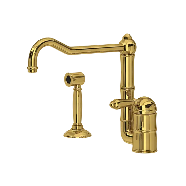 Acqui® Extended Spout Kitchen Faucet With Side Spray - Plumbing Market