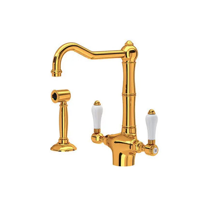 Acqui® Two Handle Kitchen Faucet With Side Spray - Plumbing Market