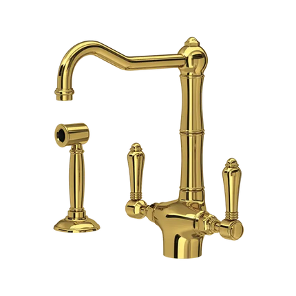 Acqui® Two Handle Kitchen Faucet With Side Spray - Plumbing Market
