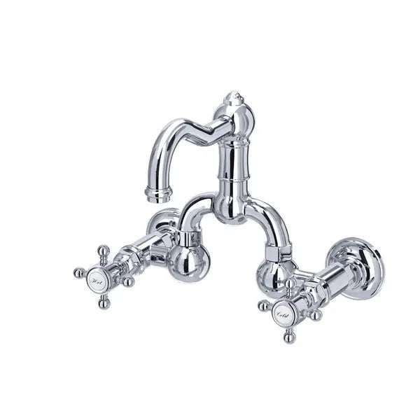 Acqui® Wall Mount Bridge Lavatory Faucet With Column Spout - Plumbing Market