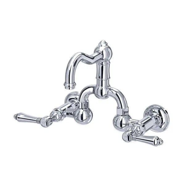 Acqui® Wall Mount Bridge Lavatory Faucet With Column Spout - Plumbing Market