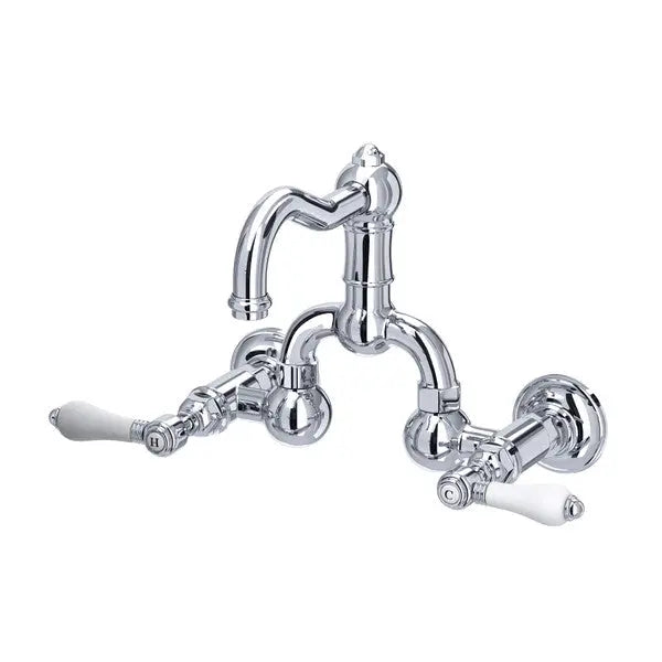 Acqui® Wall Mount Bridge Lavatory Faucet With Column Spout - Plumbing Market