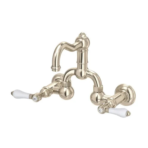 Acqui® Wall Mount Bridge Lavatory Faucet With Column Spout - Plumbing Market