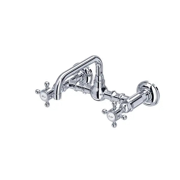 Acqui® Wall Mount Bridge Lavatory Faucet With U-Spout - Plumbing Market