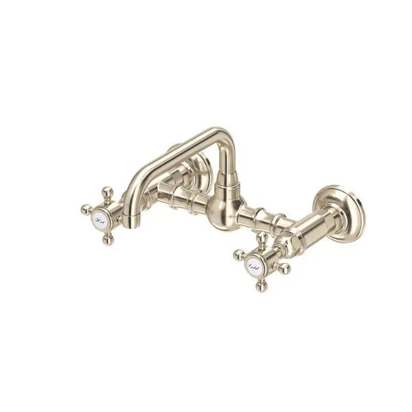 Acqui® Wall Mount Bridge Lavatory Faucet With U-Spout - Plumbing Market