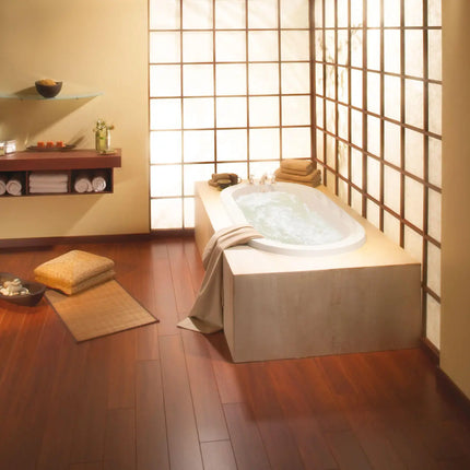 Aigo 72 x 36 Acrylic Undermount End Drain Bathtub in White - Plumbing Market