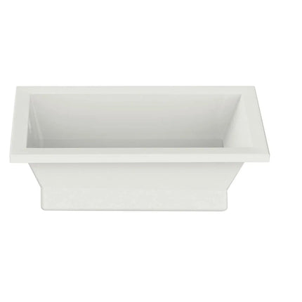 Aiiki 7236 Acrylic Drop-in End Drain Bathtub in White - Plumbing Market