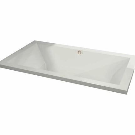 Aiiki 7242 Acrylic Drop-in Center Drain Bathtub in White - Plumbing Market