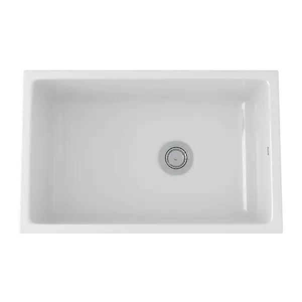 Allia™ 32" Fireclay Single Bowl Undermount Kitchen Sink - Plumbing Market