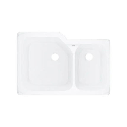 Allia™ 33" Fireclay 2 Bowl Undermount Kitchen Sink - Plumbing Market