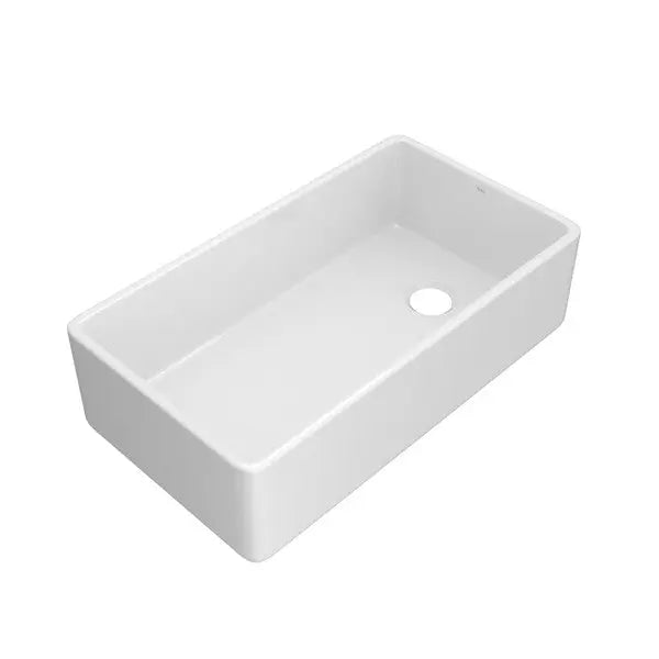 Allia™ 36" Fireclay Single Bowl Farmhouse Apron Front Kitchen Sink - Plumbing Market