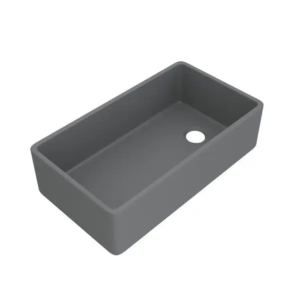 Allia™ 36" Fireclay Single Bowl Farmhouse Apron Front Kitchen Sink - Plumbing Market