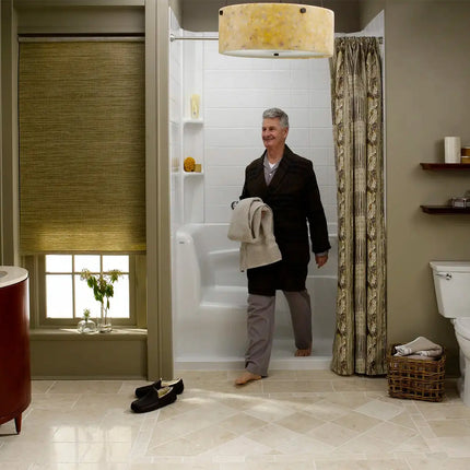 American Standard Acrylic 30 x 60-Inch Walk-in Shower – Right-Hand Drain 3060SH.RW - Plumbing Market