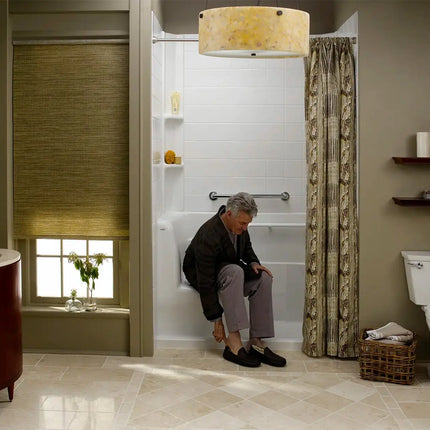 American Standard Acrylic 30 x 60-Inch Walk-in Shower – Right-Hand Drain 3060SH.RW - Plumbing Market