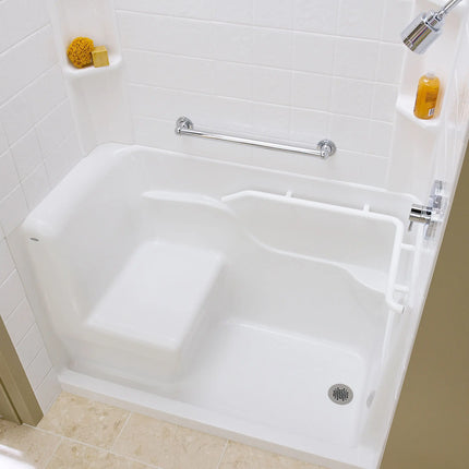 American Standard Acrylic 30 x 60-Inch Walk-in Shower – Right-Hand Drain 3060SH.RW - Plumbing Market