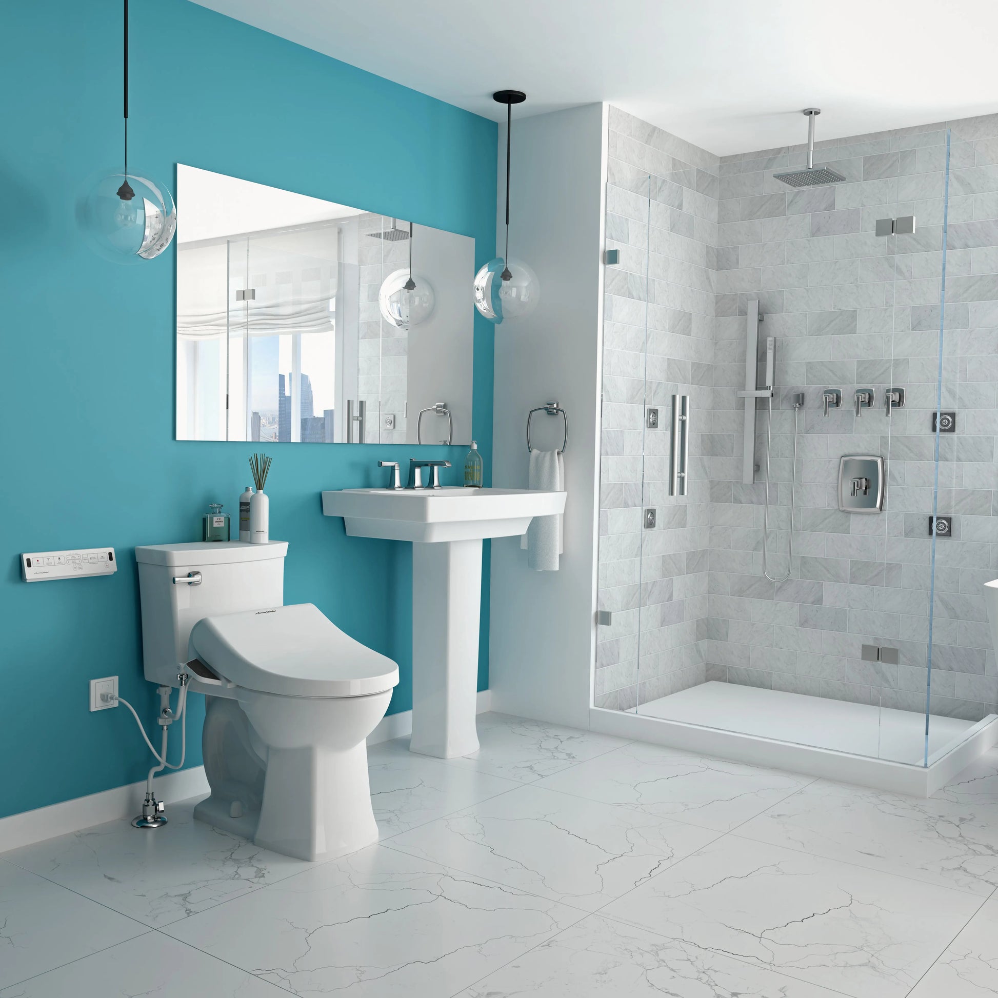 American Standard Advanced Clean 2.0 Electric SpaLet Bidet Seat With Remote Operation - Plumbing Market