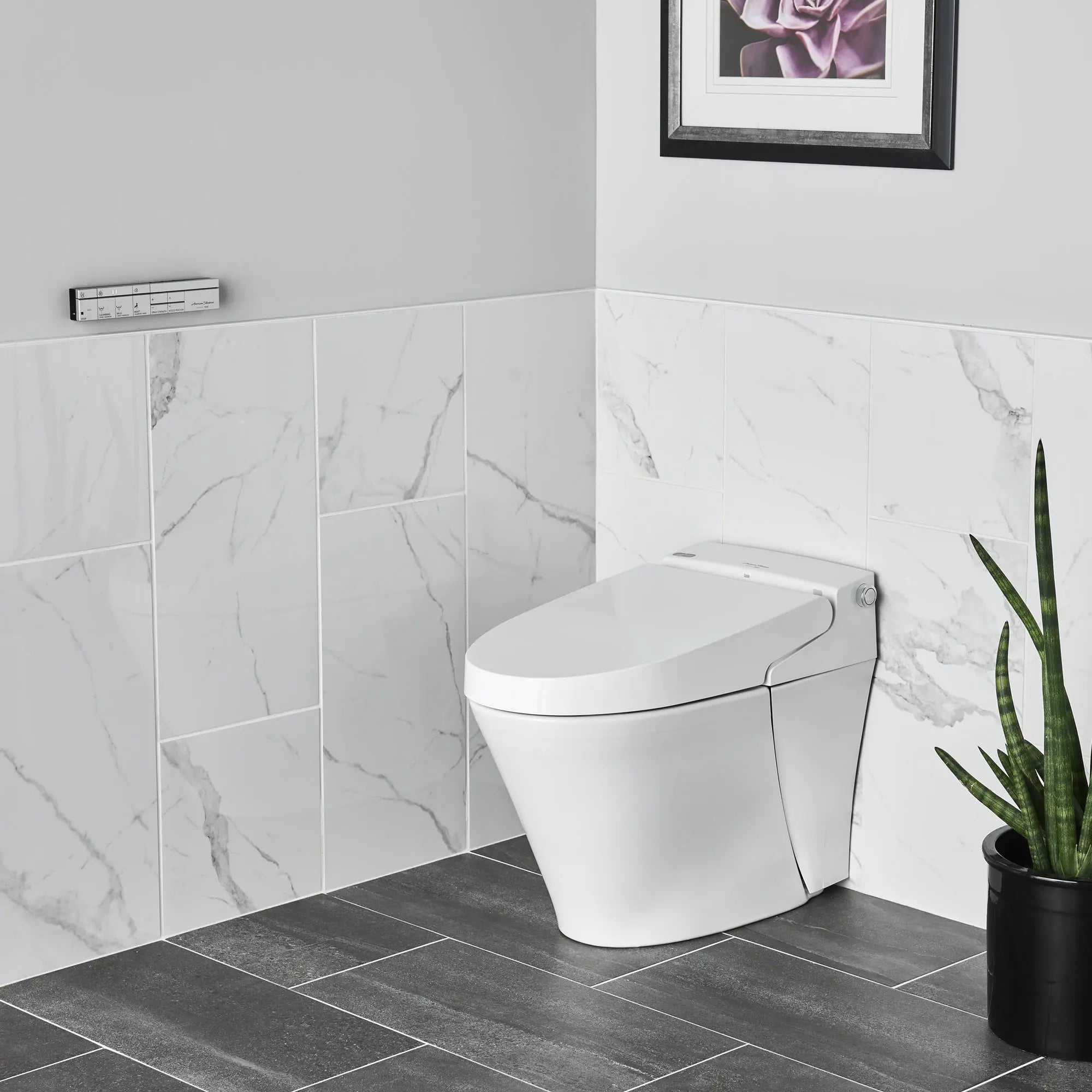 American Standard Advanced Clean Smart Toilet Elongated Auto Open - Plumbing Market