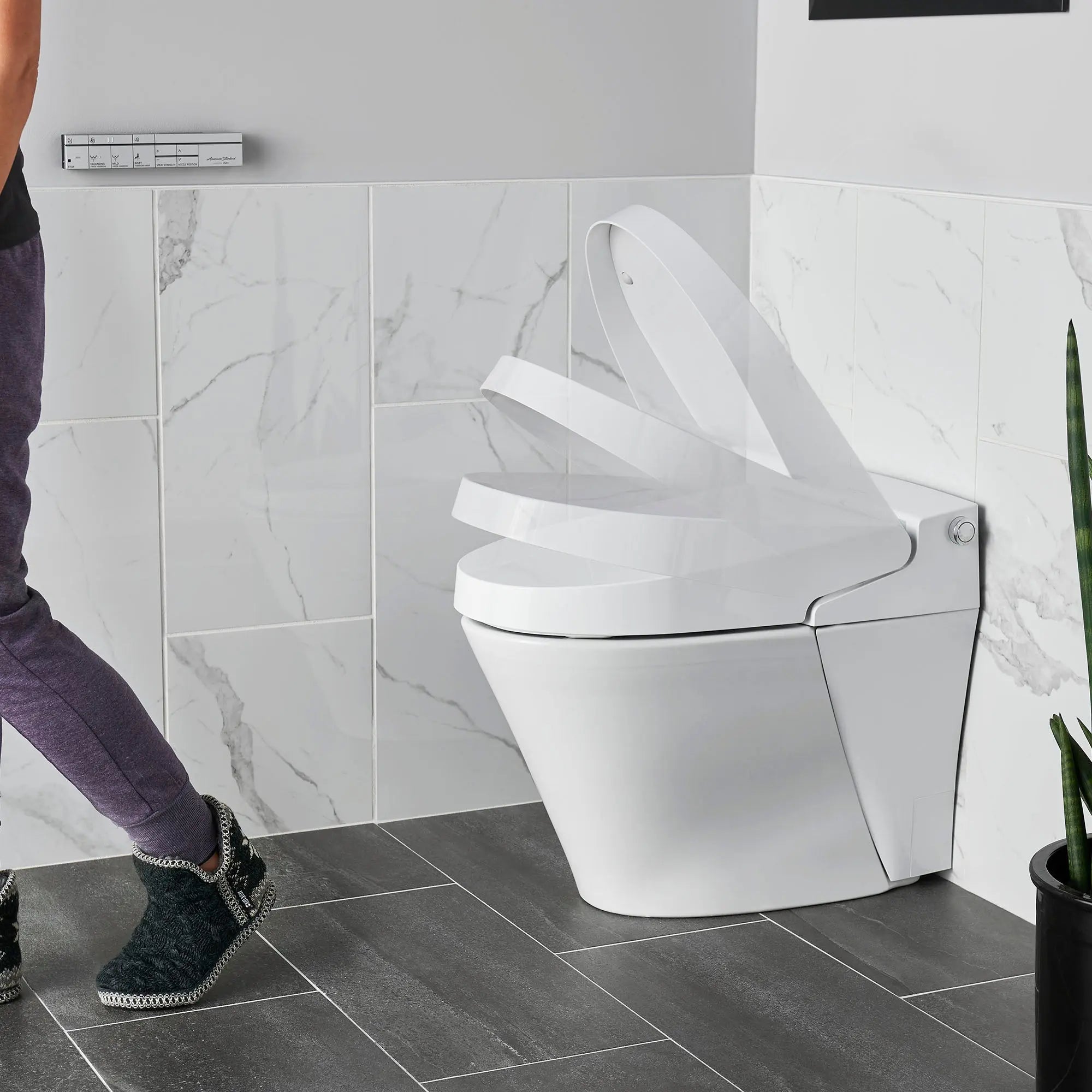American Standard Advanced Clean Smart Toilet Elongated Auto Open - Plumbing Market
