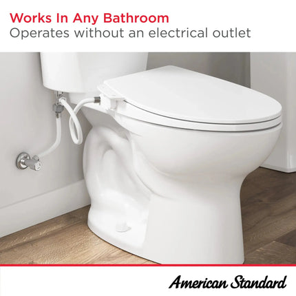 American Standard AquaWash Essentials Non-Electric SpaLet Bidet Seat With Manual Operation - Plumbing Market