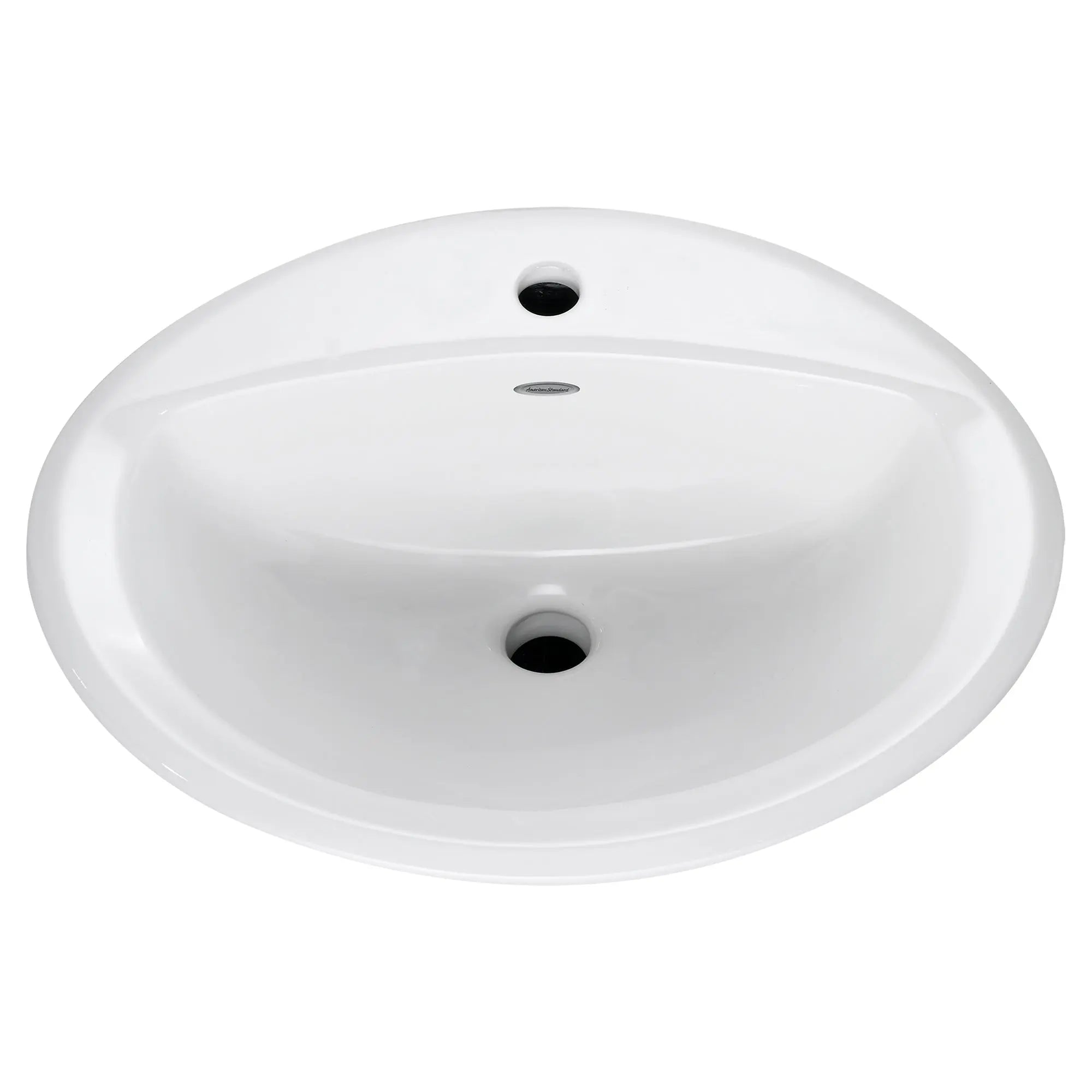 American Standard Aqualyn Countertop Sink With 8-Inch Widespread Less Overflow 475920.02 - Plumbing Market