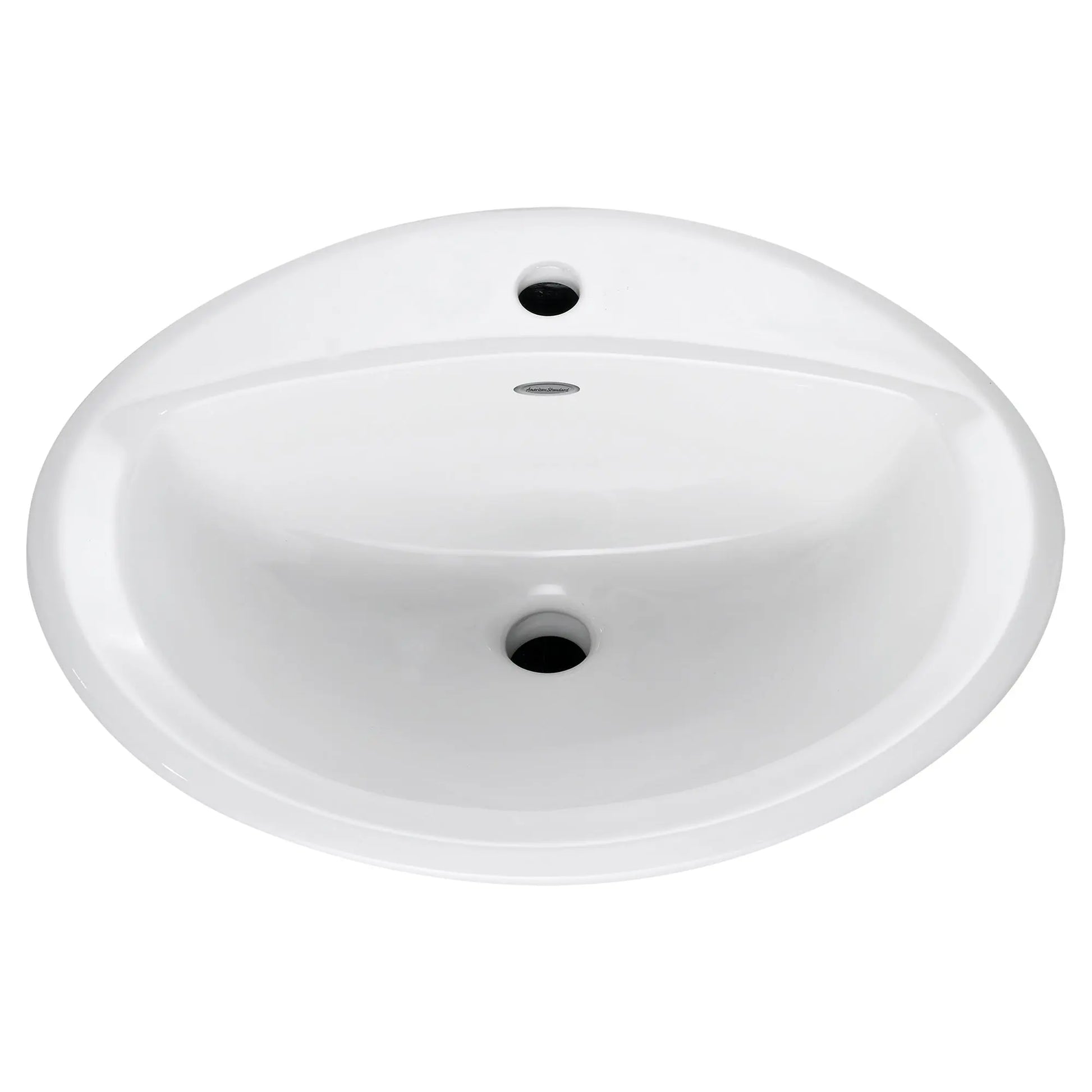 American Standard Aqualyn Countertop Sink With 8-Inch Widespread Less Overflow 475920.02 - Plumbing Market