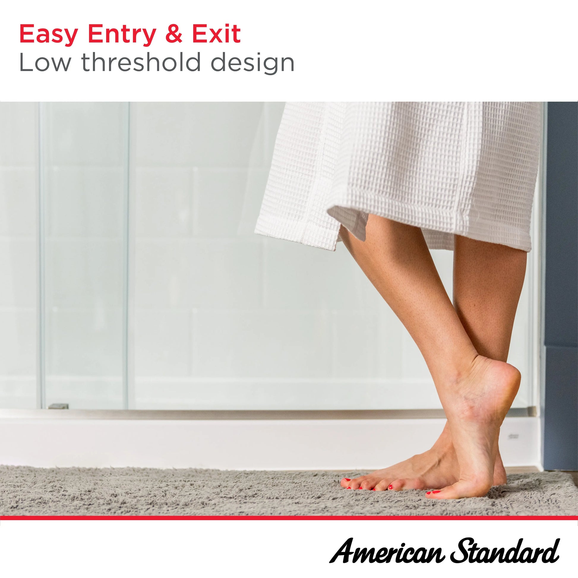 American Standard Aspirations 60x32 Single Threshold Shower Base - Plumbing Market