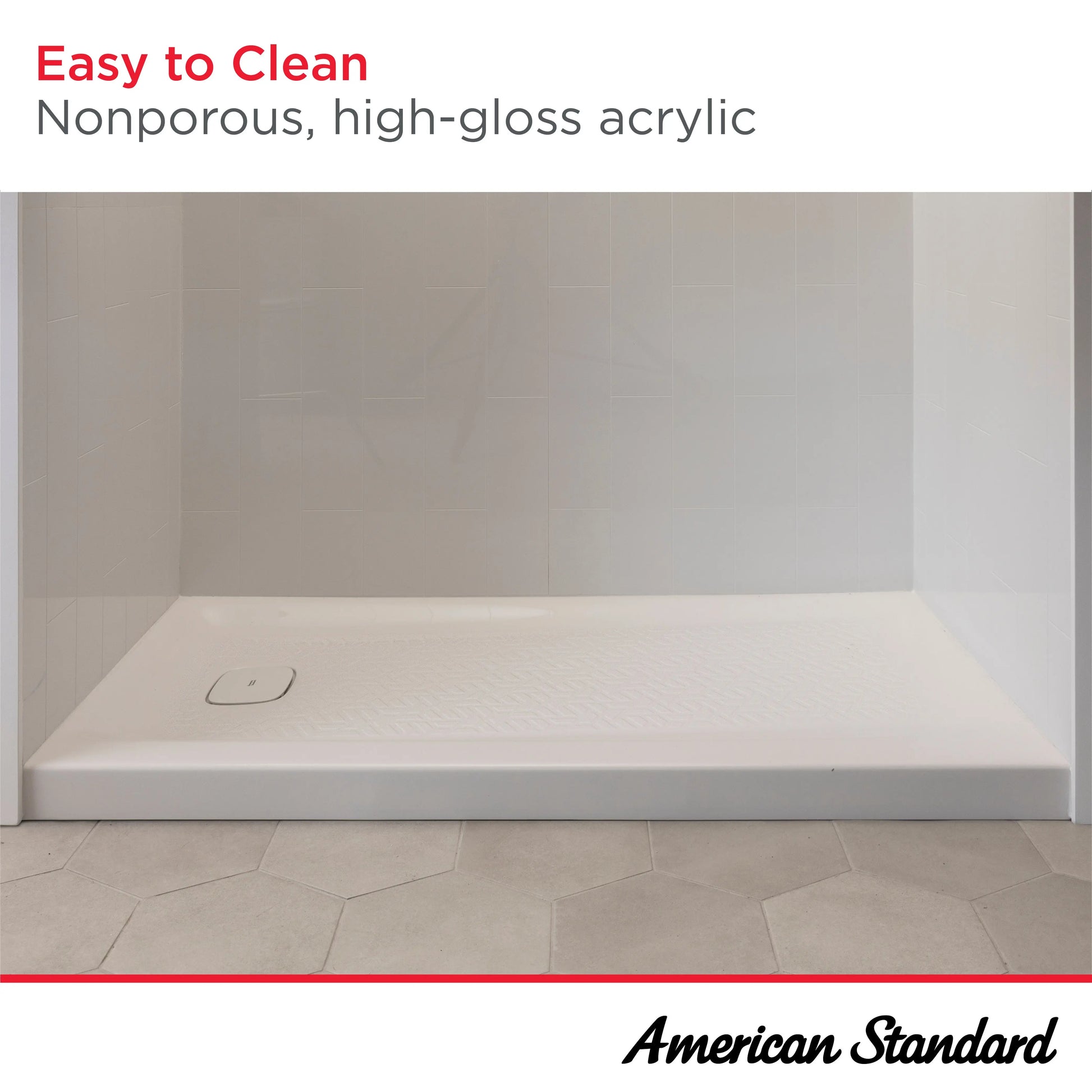 American Standard Aspirations 60x32 Single Threshold Shower Base - Plumbing Market