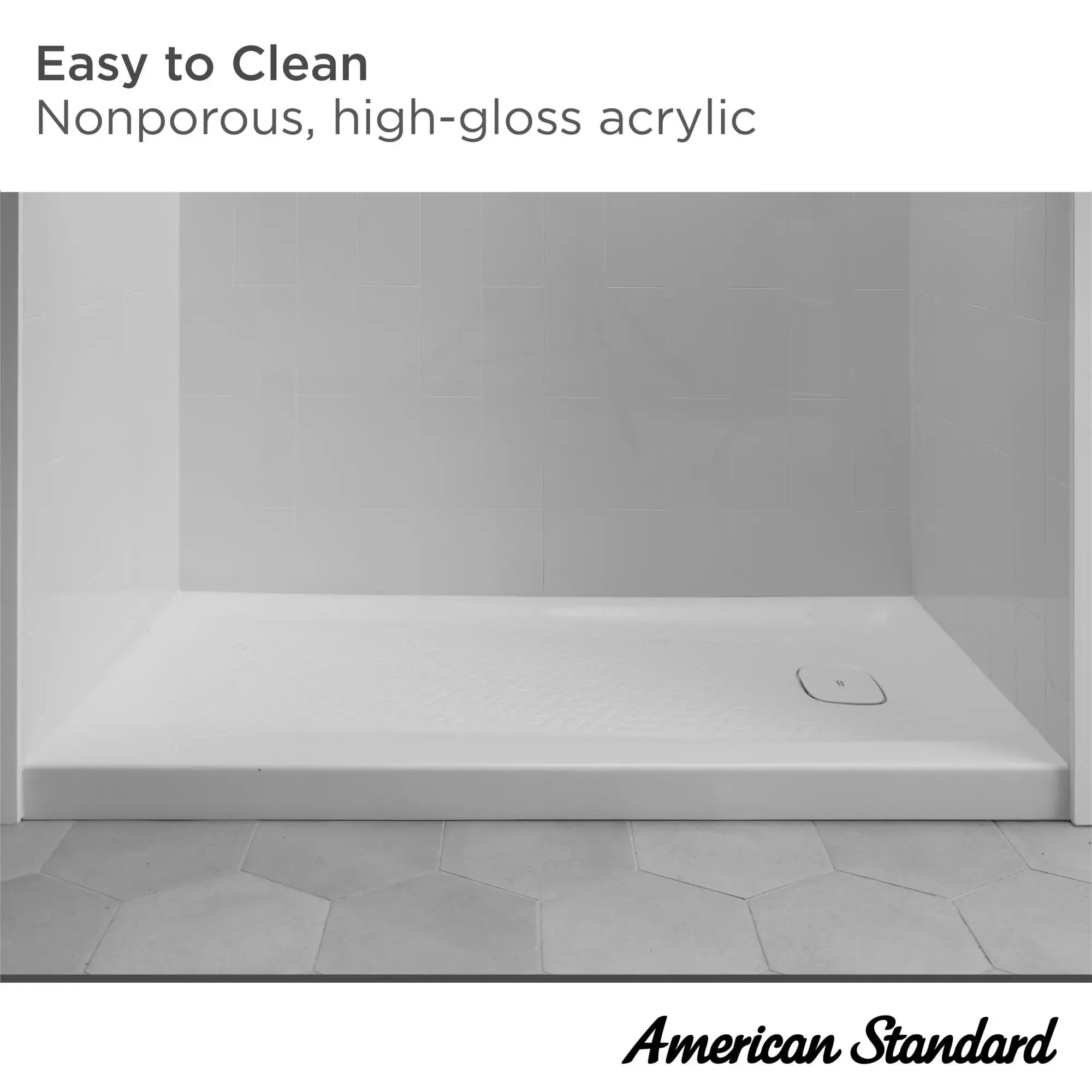 American Standard Aspirations 60x32 Single Threshold Shower Base - Plumbing Market