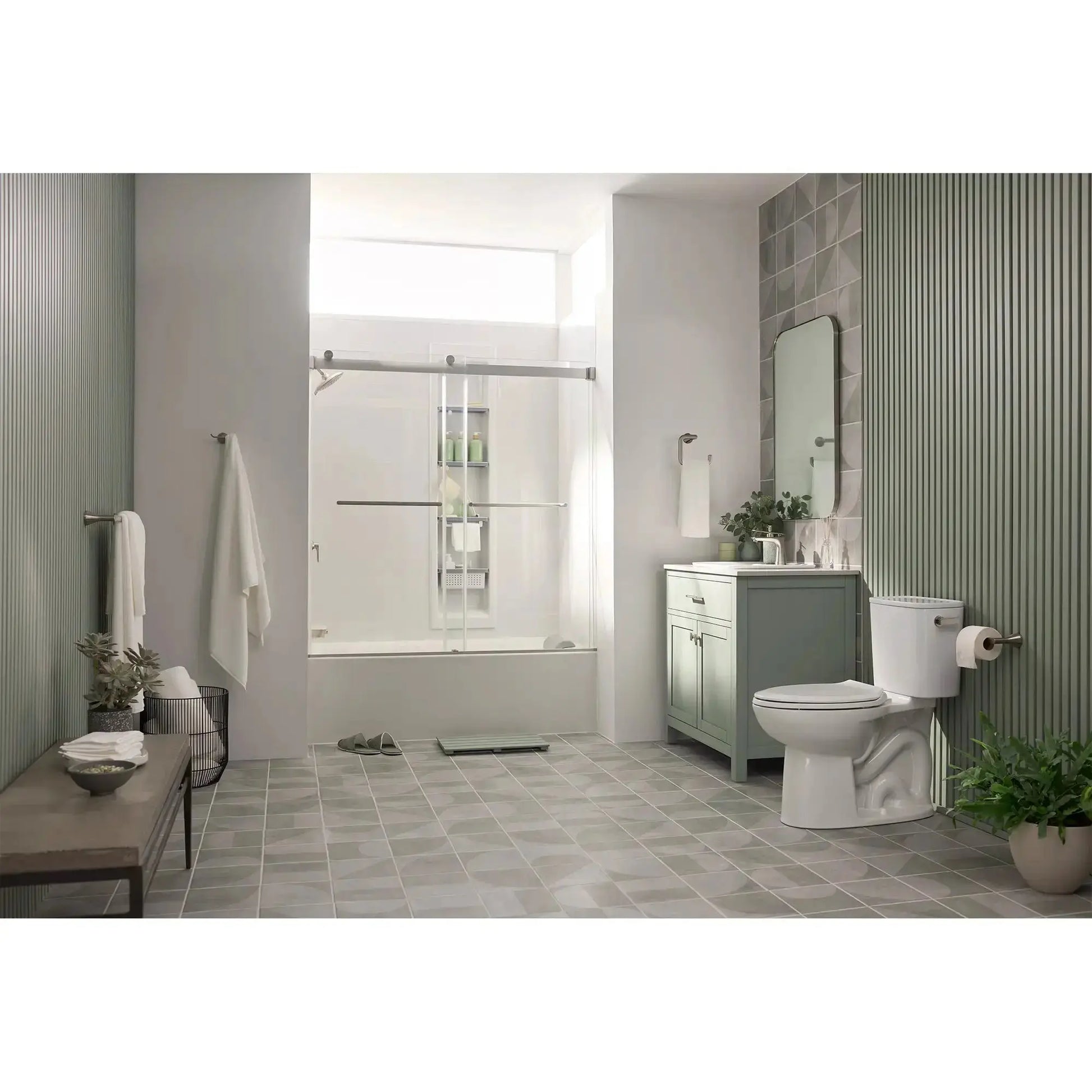American Standard Aspirations EcoStrength Two-Piece Chair Height Elongated Right-Hand Trip Lever Toilet Less Seat - Plumbing Market
