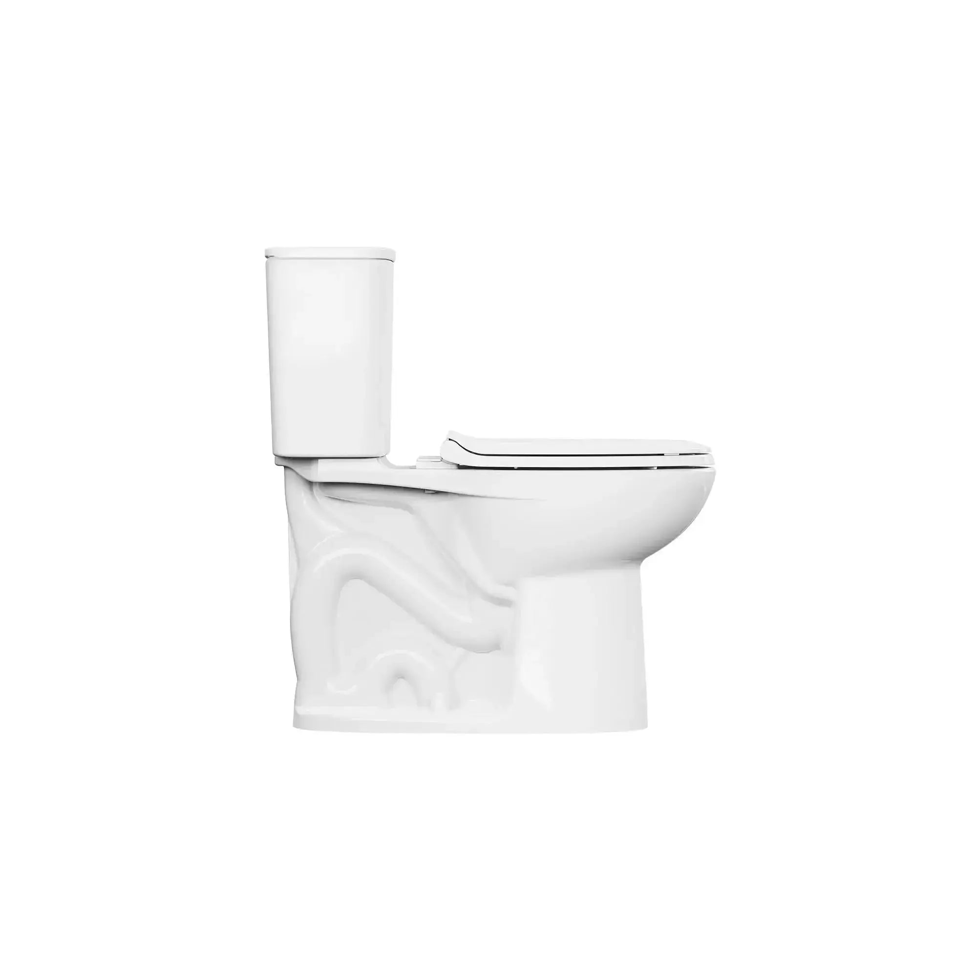 American Standard Aspirations EcoStrength Two-Piece Chair Height Elongated Right-Hand Trip Lever Toilet Less Seat - Plumbing Market