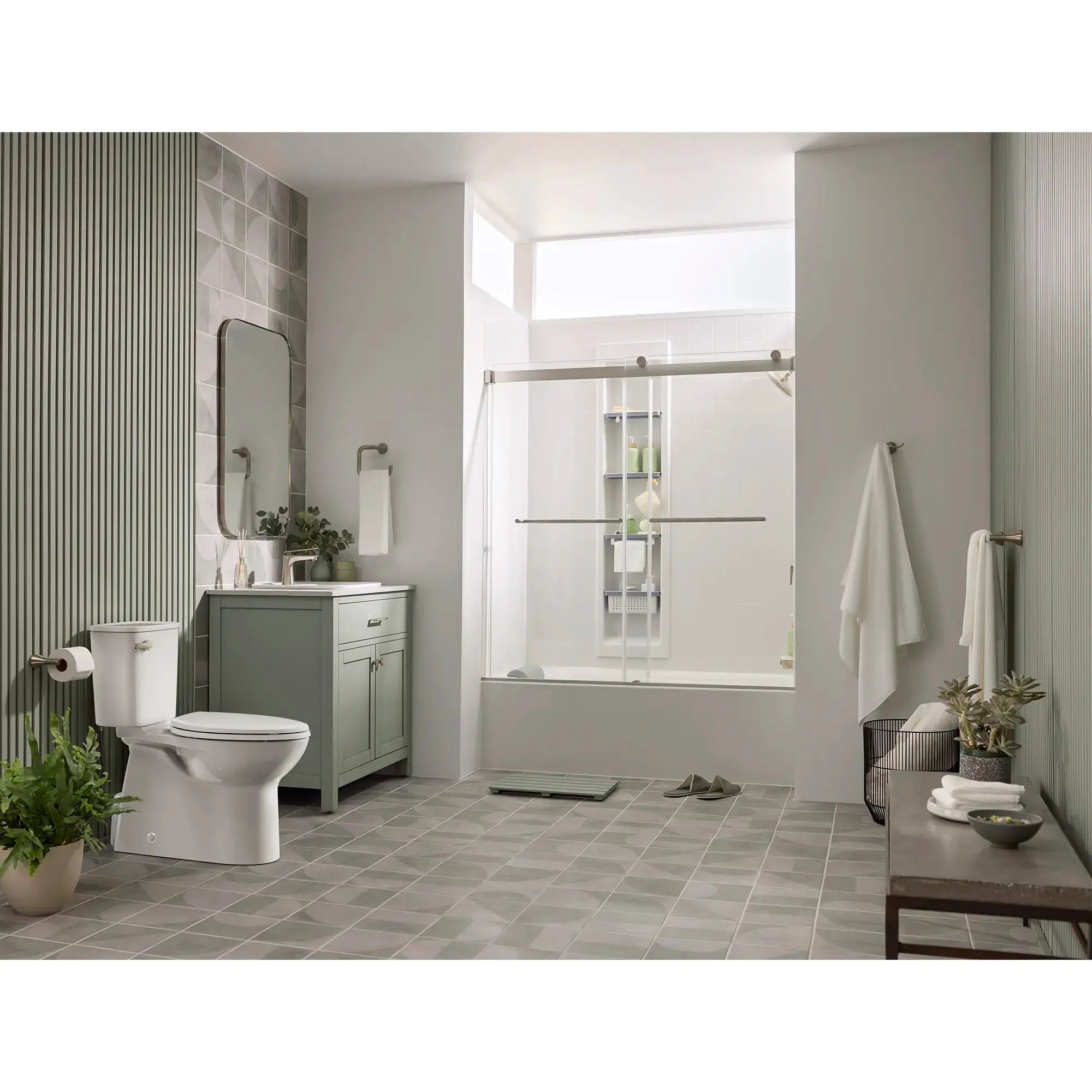 American Standard Aspirations Two-Piece Concealed Chair Height Elongated Toilet With Seat - Plumbing Market
