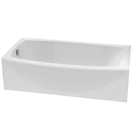 American Standard Boulevard 5 x 30 inch Integral Apron Bathtub Above Floor Rough with Left-hand Outlet 2530202.02 - Plumbing Market