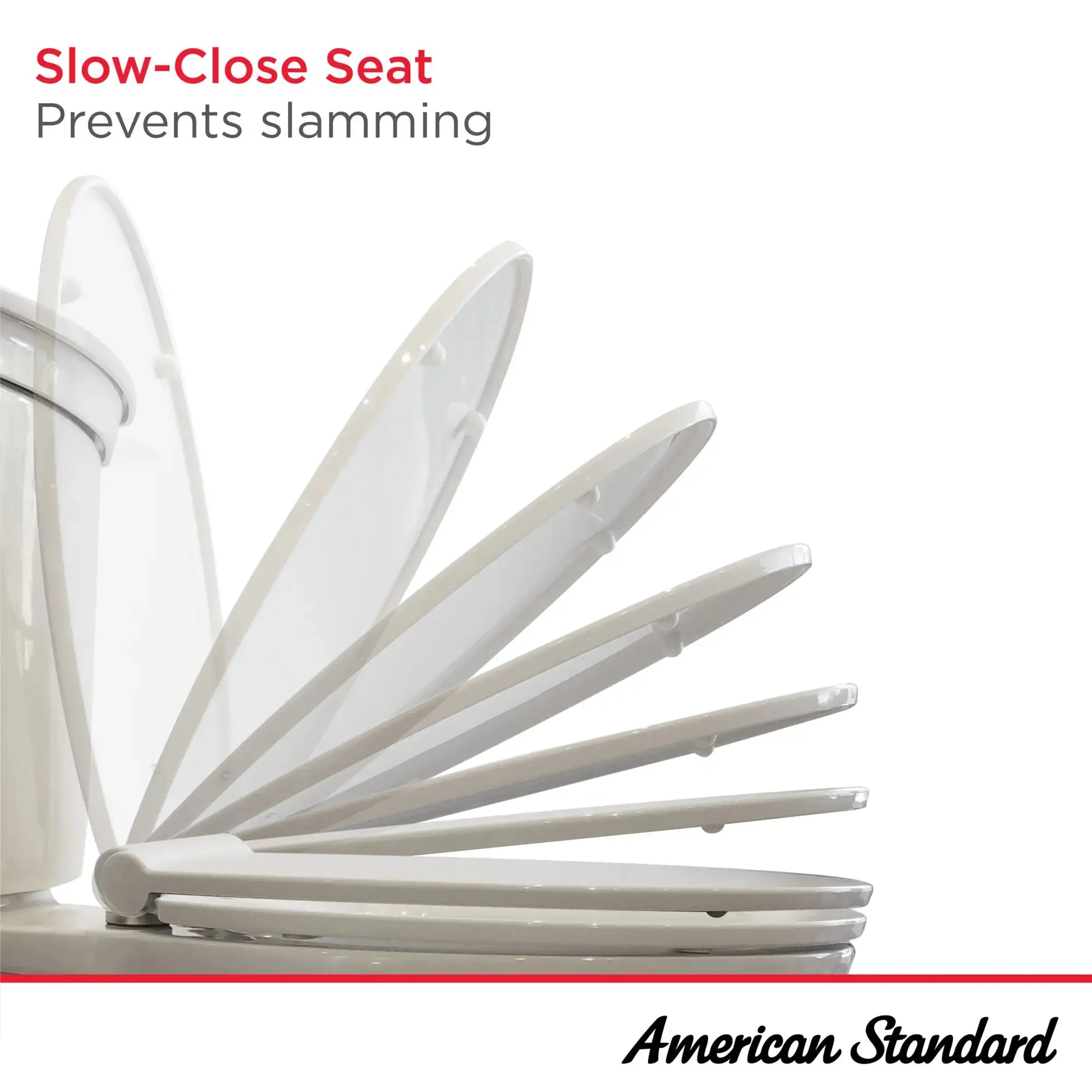 American Standard Cadet 3 Slow-Close Elongated Toilet Seat Bone - Plumbing Market
