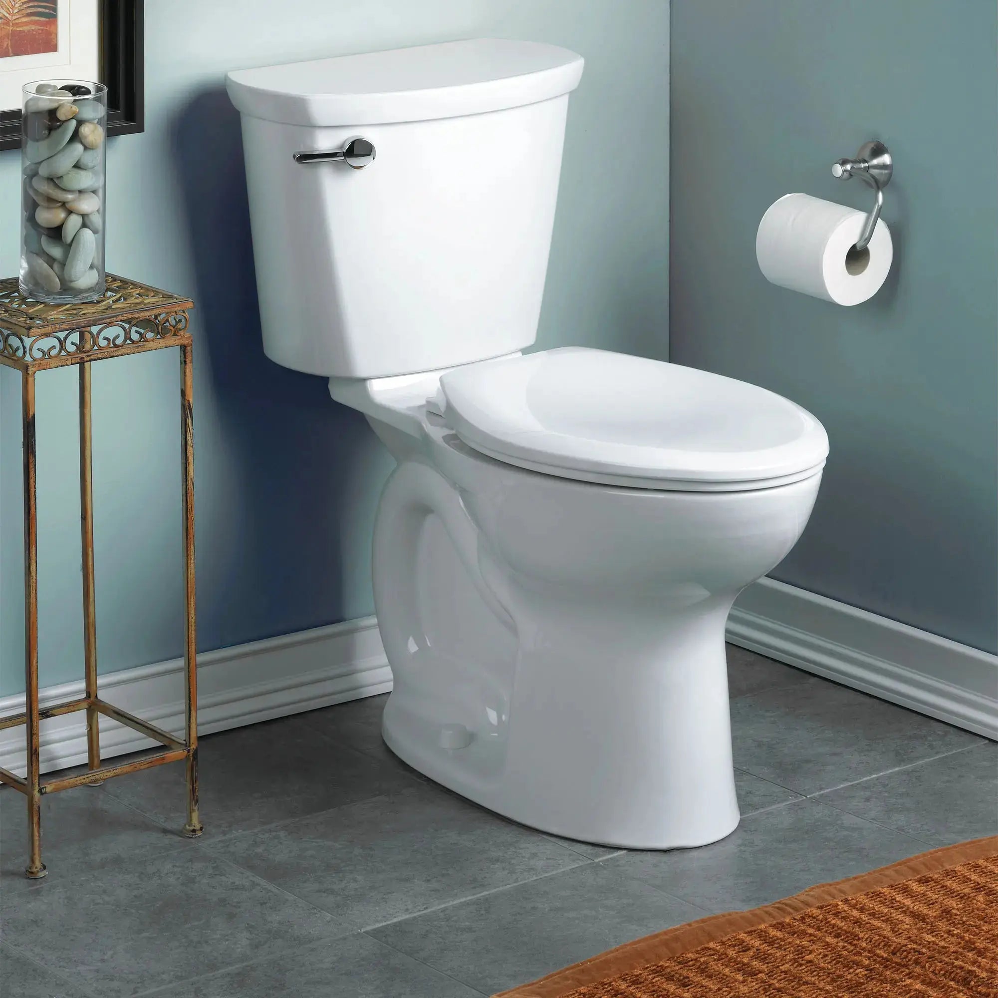 American Standard Cadet PRO Two-Piece 1.28 gpf/4.8 Lpf Chair Height Elongated 10-Inch Rough Toilet Less Seat - Plumbing Market