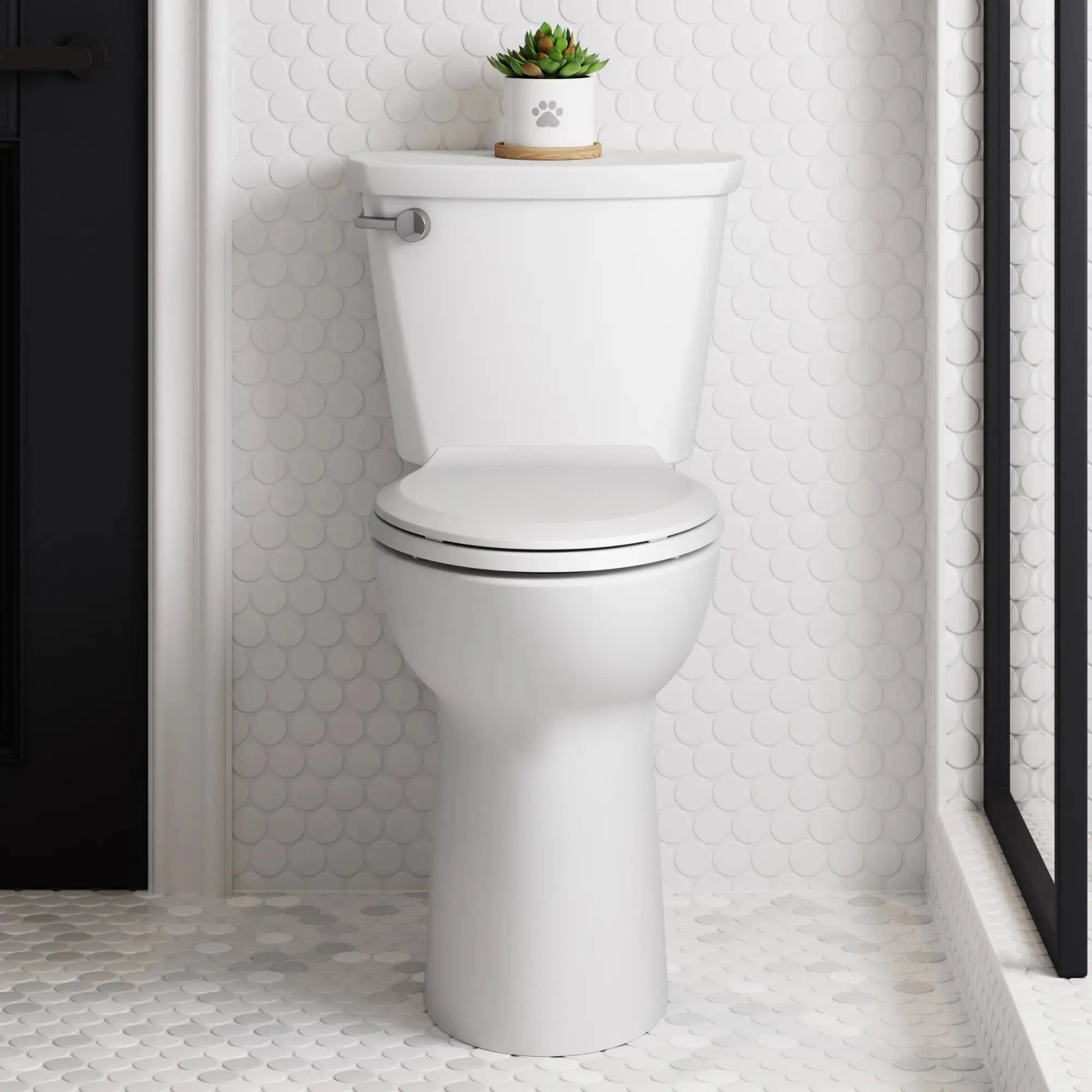 American Standard Cadet PRO Two-Piece 1.28 gpf/4.8 Lpf Extra Tall Height Elongated Toilet Less Seat - Plumbing Market