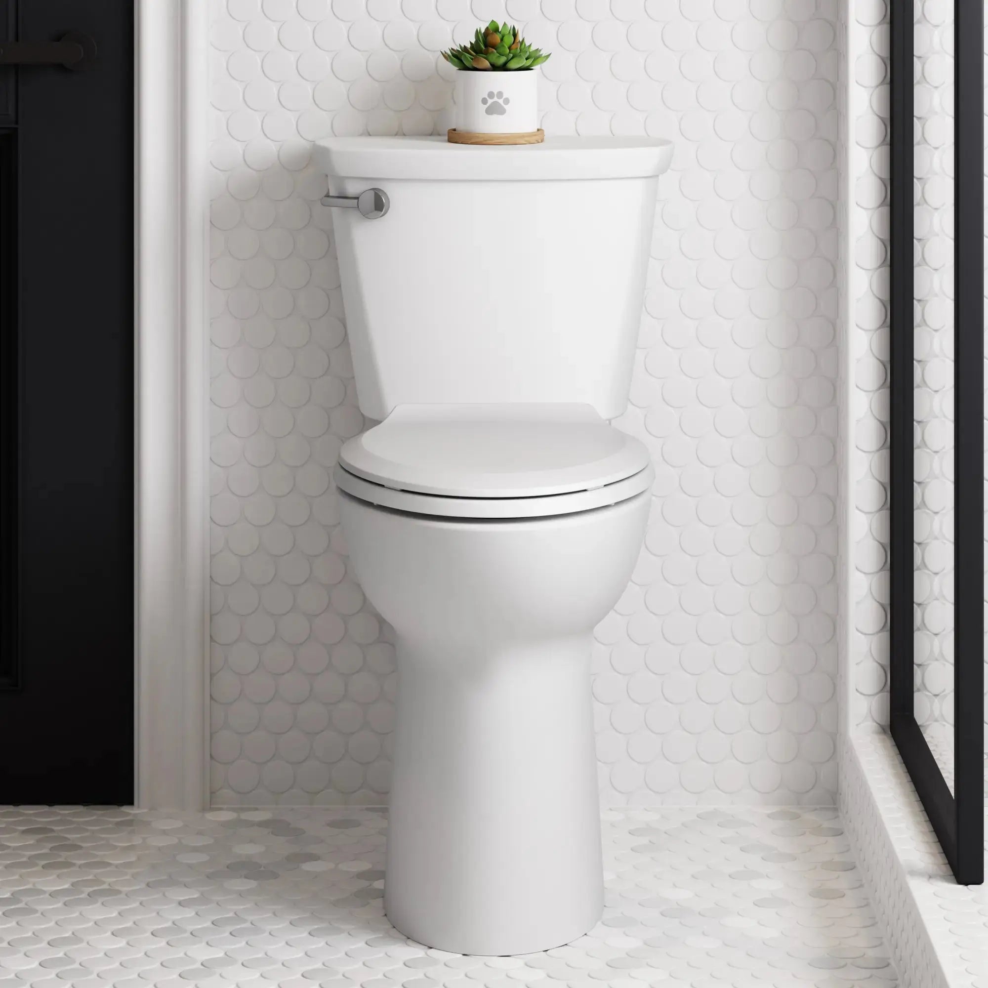 American Standard Cadet PRO Two-Piece 1.28 gpf/4.8 Lpf Extra Tall Height Elongated Toilet Less Seat - Plumbing Market