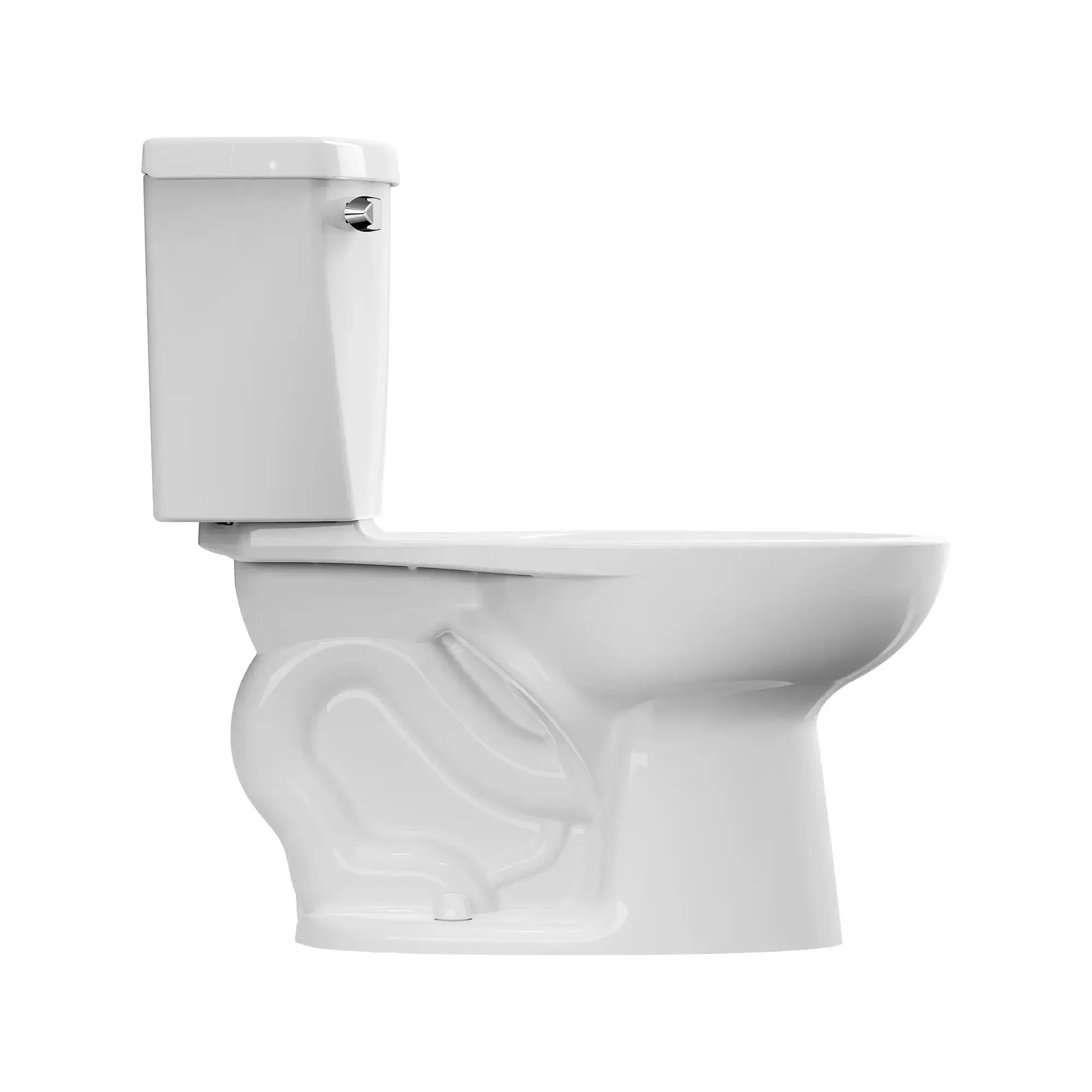 American Standard Cadet Two-Piece Pressure Assist 1.1 gpf/4.2 Lpf Elongated EverClean Toilet Less Seat - Plumbing Market