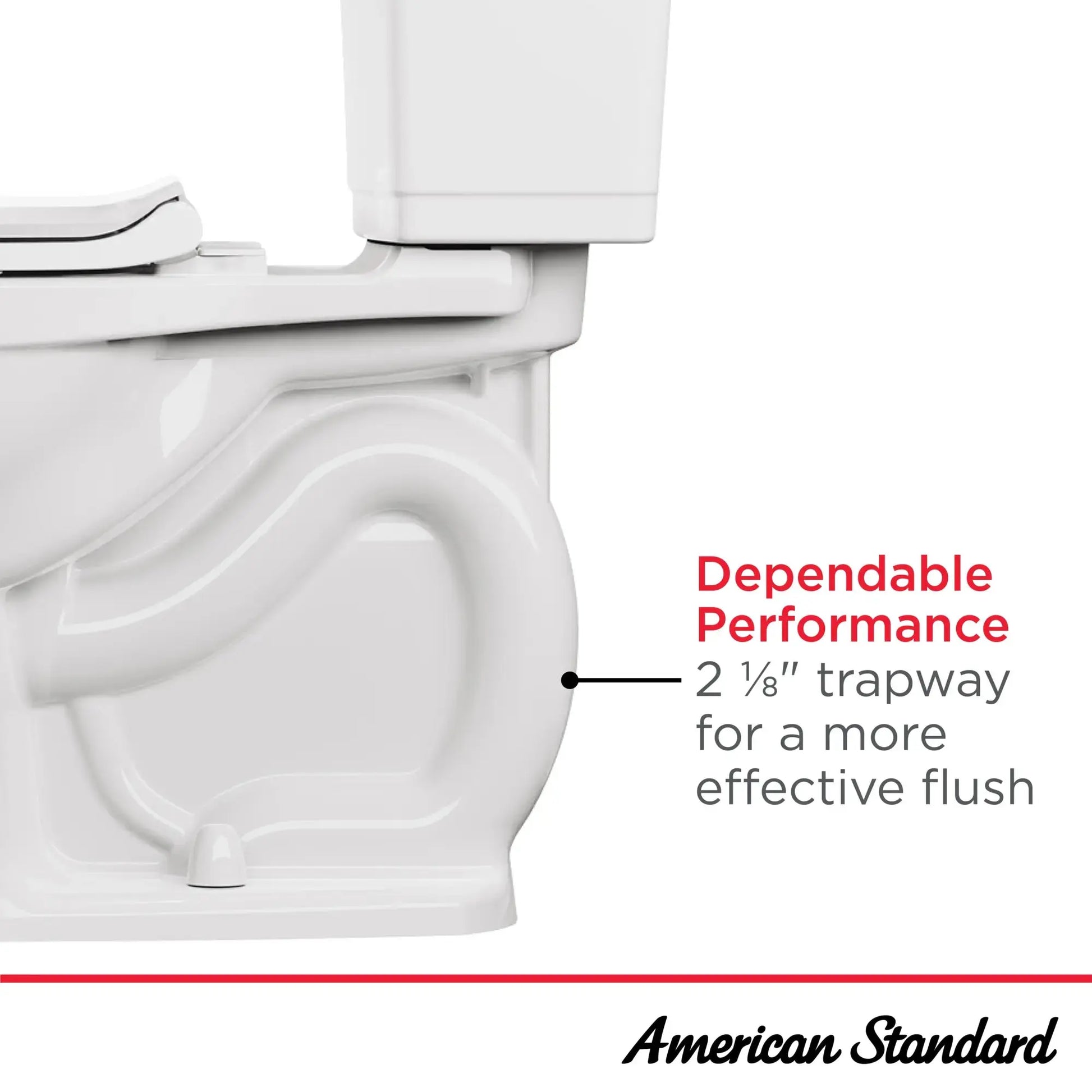 American Standard Cadet Two-Piece Pressure Assist 1.6 gpf/6.0 Lpf Chair Height Elongated EverClean Toilet - Plumbing Market